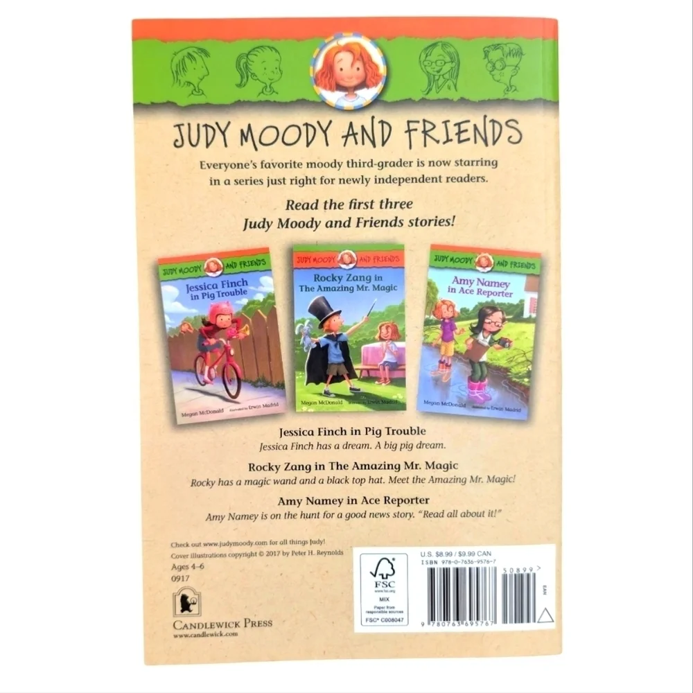NWT Judy Moody and Friends Books 1-3. Age 4+